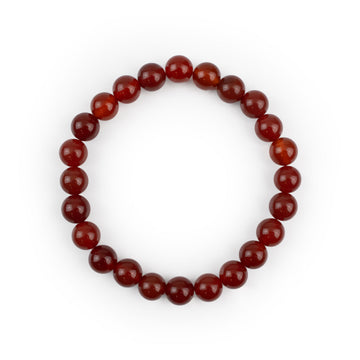 Carnelian Beaded Bracelet